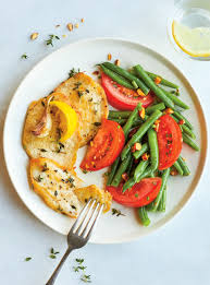 Plat Escalope de Poulet Aux Citron