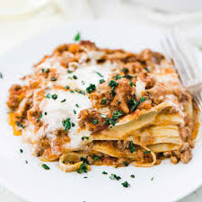 Pasta Lazagna bolognaise